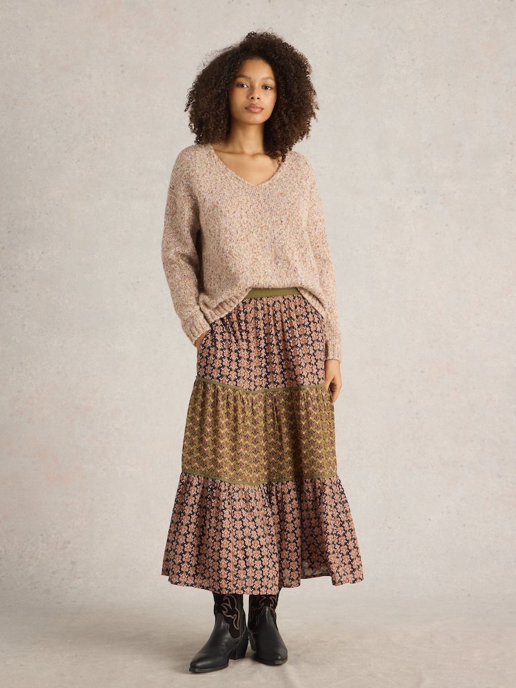 White Stuff Mabel Mixed Print Skirt - Bild 1 von 6