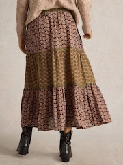 White Stuff Mabel Mixed Print Skirt - Bild 3 von 6
