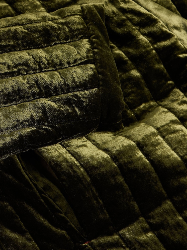 White Stuff Green Opal Velvet Kimono Jacket - Image 6 of 6