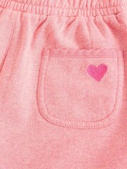 White Stuff Pink Nelly Jersey 100% Organic Cotton Joggers - Image 3 of 3