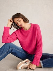 White Stuff Pink Sophia Jumper - Image 1 of 6