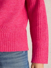 White Stuff Pink Sophia Jumper - Image 4 of 6