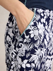 White Stuff Blue Freya Jersey Pyjama Joggers - Image 4 of 6