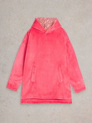 White Stuff Pink Clover Cosy Snuggle Hoodie - Image 5 of 6