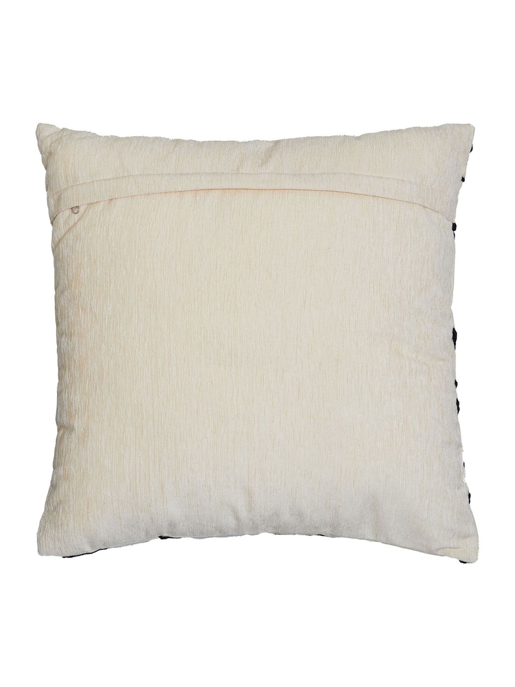 Light & Living Brown Castro Braided Cushion - Image 4 of 4