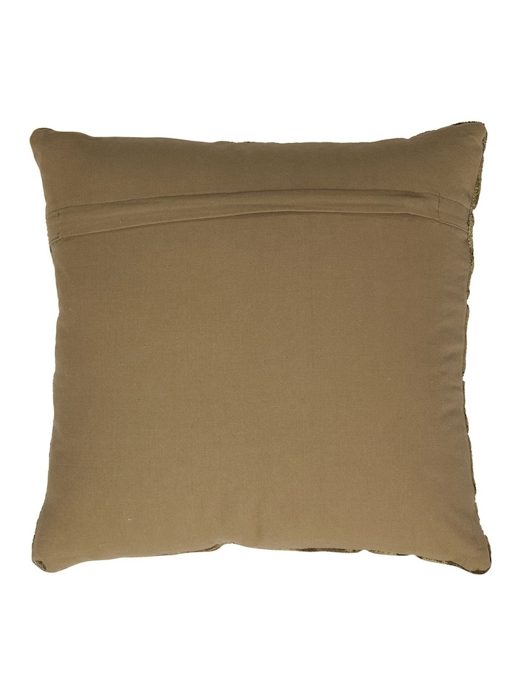 Light & Living Green Zirafi Textured Cushion - Image 4 of 4 Light & Living Green Zirafi Textured Cushion - Image 4 of 4