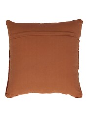 Light & Living Brown Huslia Textured Abstract Cushion - Image 4 of 4