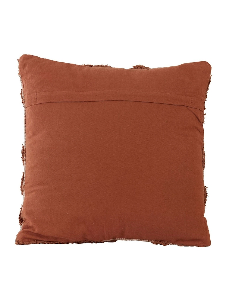 Light & Living Brown Sakala Tufted Wave Cushion - Image 4 of 4 Light & Living Brown Sakala Tufted Wave Cushion - Image 4 of 4