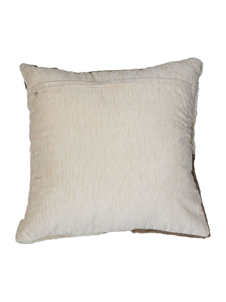 Light & Living Brown Cetuno Textured Abstract Cushion - Image 2 of 3