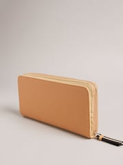 Ted Baker Nude Large Darciea Branded Webbing Zip Around Purse - Image 2 of 4