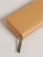 Ted Baker Nude Large Darciea Branded Webbing Zip Around Purse - Image 4 of 4