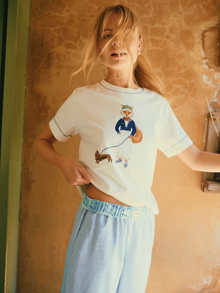 Joules Graphic Cotton Short Sleeve T-Shirt - Imagen 2 de 9 Joules Graphic Cotton Short Sleeve T-Shirt - Imagen 2 de 9