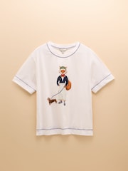 Joules Jonty Fox Graphic Cotton Short Sleeve T-Shirt - Image 9 of 9