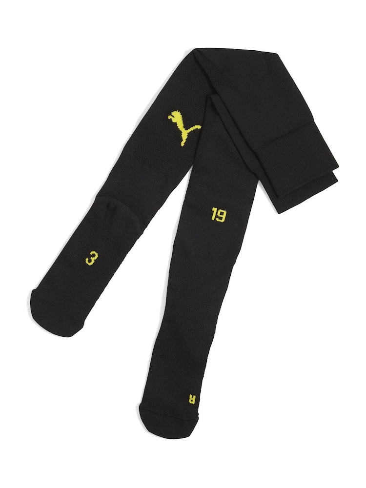 Puma Black Mens Borussia Dortmund 24/25 Plain Socks - Image 1 of 1