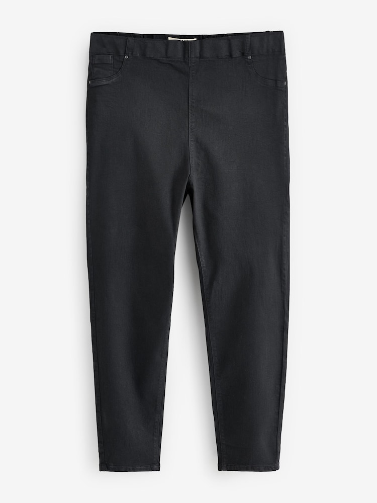 Yours Curve Black Pull On Jenny Jeans - Image 1 of 1