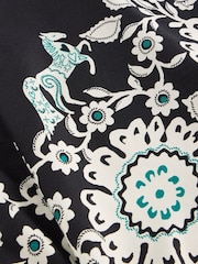 White Stuff Black Belle Wide Leg Trousers - Image 6 of 6