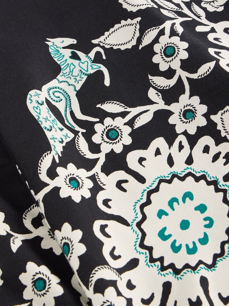 White Stuff Black Belle Wide Leg Trousers - Image 6 of 6