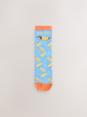 Pasta Dogs Slogan - Pack de 4 pares de calcetines tobilleros - Imagen 5 de 7