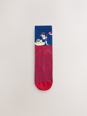 Snow White License Ankle Socks 3 Pack - Image 3 of 6
