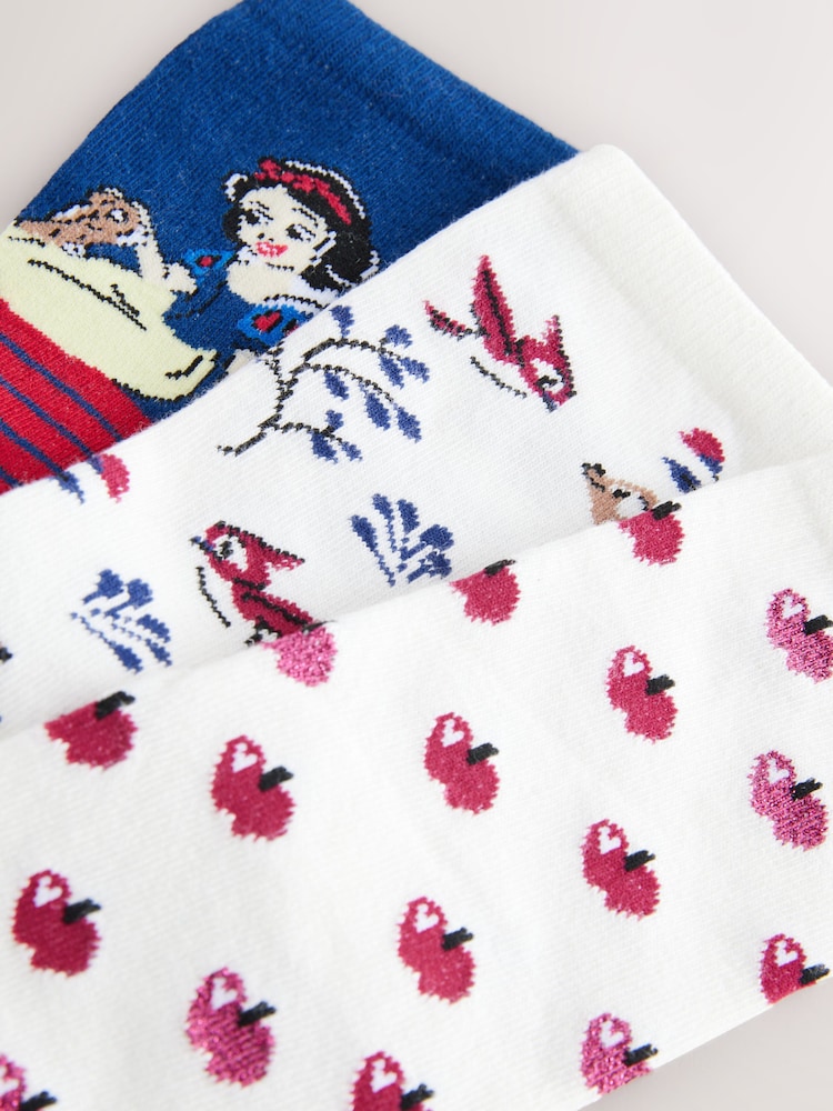 Snow White License Ankle Socks 3 Pack - Image 6 of 6
