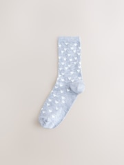 Pink/Grey/Oat Hearts Ankle Socks 3 Pack - Image 4 of 6