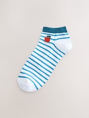 Fruit Stripe Trainer Socks 4 Pack - Image 3 of 7
