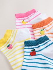 Fruit Stripe Trainer Socks 4 Pack - Image 6 of 7