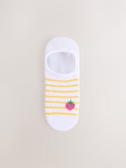 Stripe Fruit Invisible Socks 4 Pack - Image 2 of 7