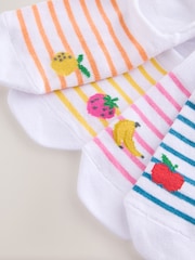 Stripe Fruit Invisible Socks 4 Pack - Image 6 of 7