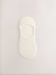 Ribbed Neutral Invisible Socks 4 Pack - Image 3 of 7