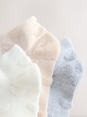 Neutral Hearts Trainer Socks 3 Pack - Image 5 of 6