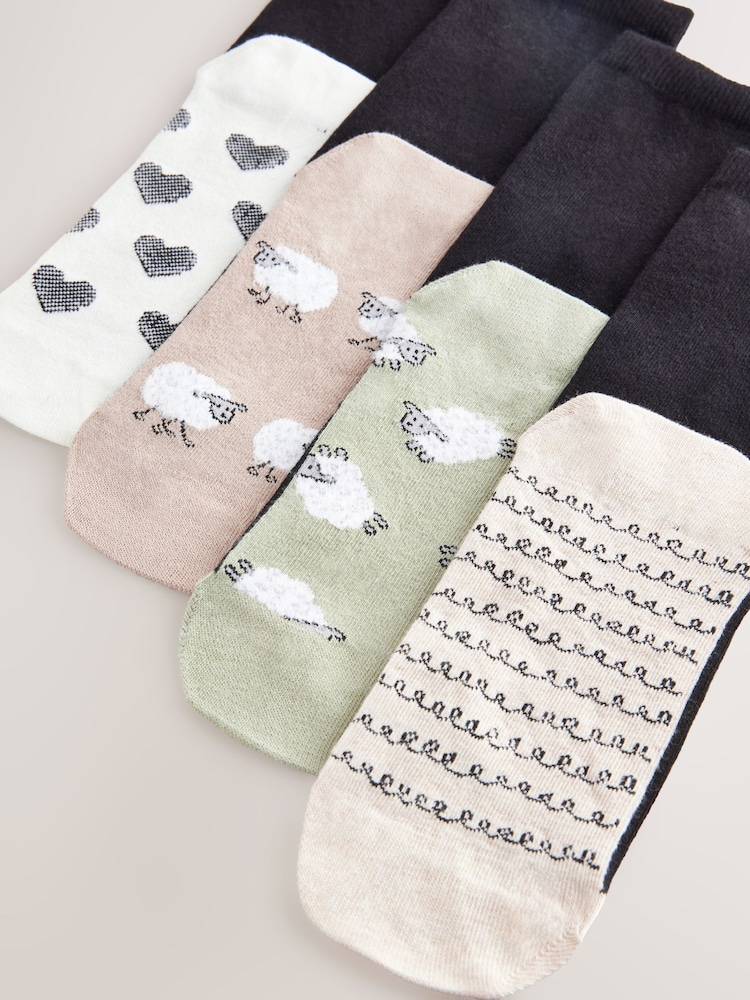 Sheep - Socken mit Fußbett, 4er-Pack - Bild 2 von 3