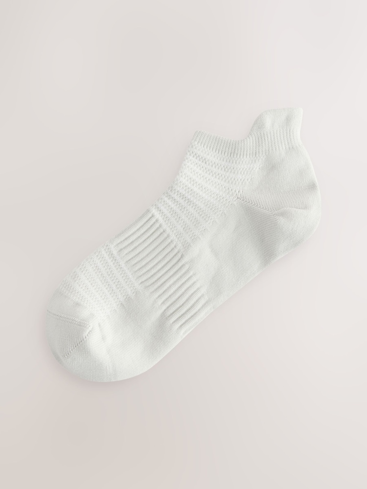 Black & White Blister Resist Trainer Socks 3 Pack - Image 2 of 6