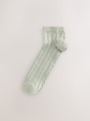 Vert/Jaune Fleuri  - Paquet de chaussettes d'entraînement 4 - Image 5 de 7