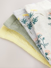 Vert/Jaune Fleuri  - Paquet de chaussettes d'entraînement 4 - Image 6 de 7
