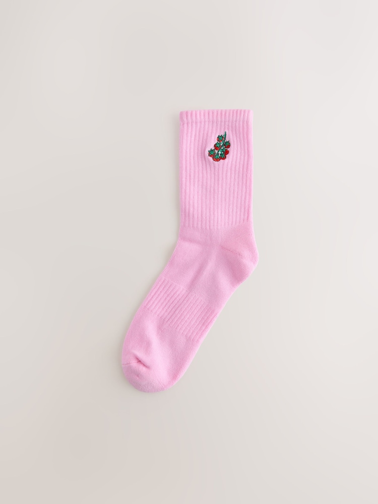 Pasta Cushion Sole Ribbed Sport Ankle Socks 3 Pack With Arch Support - Image 2 of 6