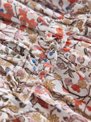 Laura Ashley Multi Clarissa Ditsy Floral Print Broderie Midaxi Dress - Image 8 of 8
