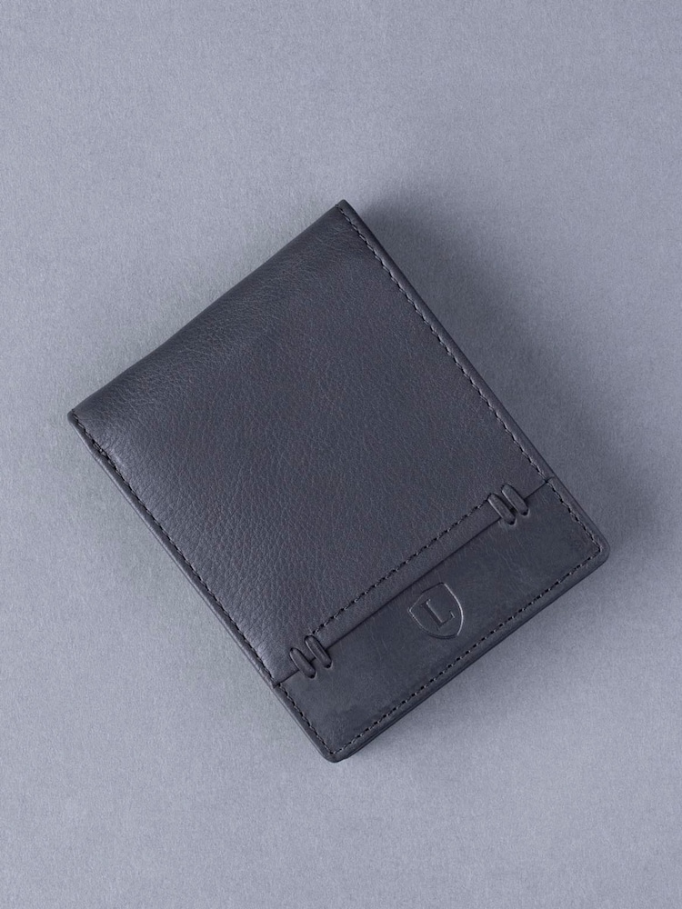 Lakeland Leather Black Stitch Bi-Fold Wallet - Image 1 of 5