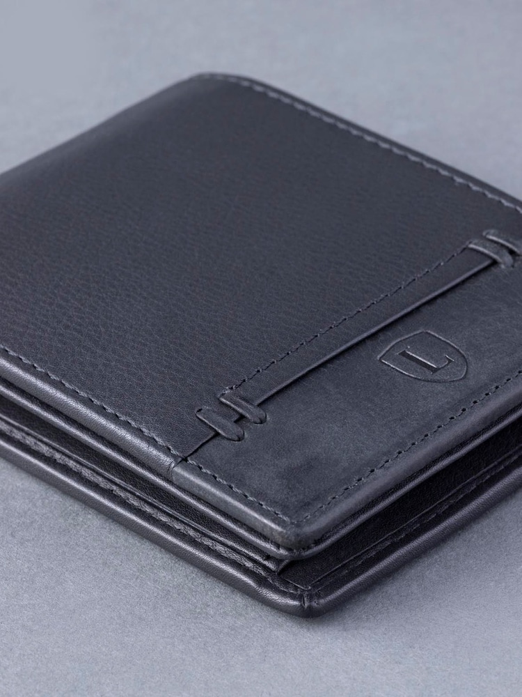 Lakeland Leather Black Stitch Bi-Fold Wallet - Image 2 of 5