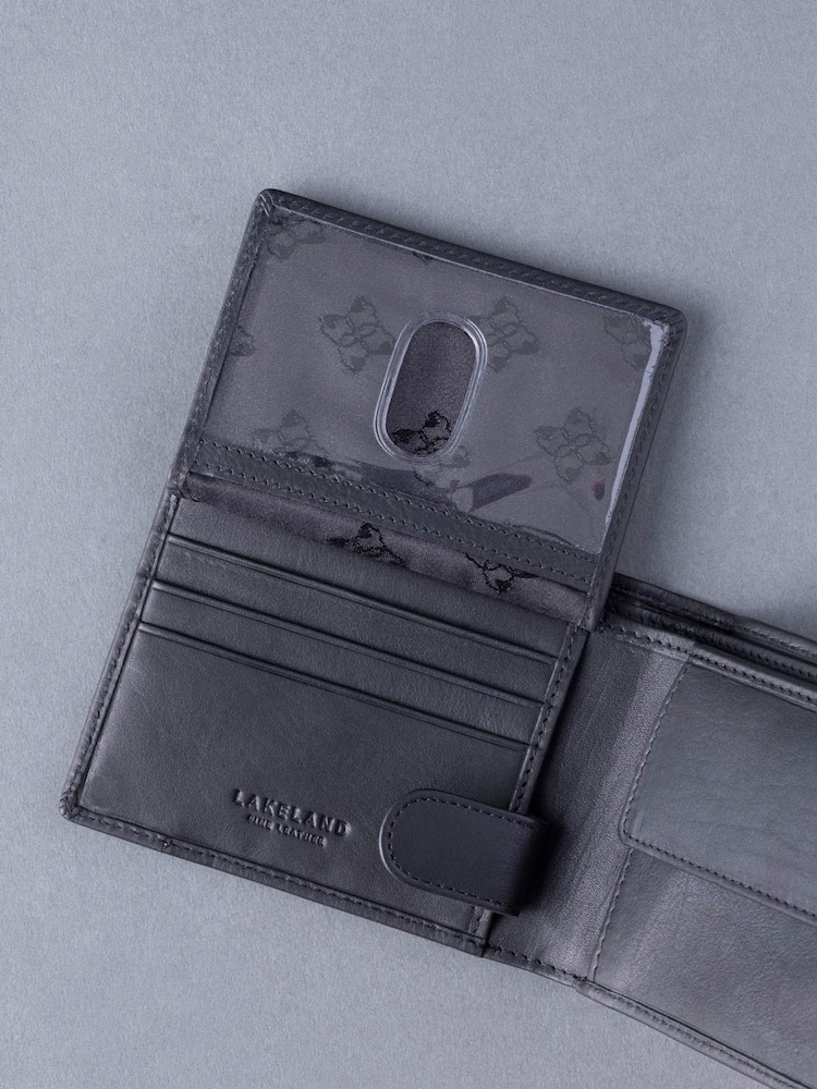 Lakeland Leather Black Stitch Bi-Fold Wallet - Image 5 of 5