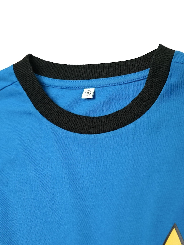 Vanilla Underground Blue Mens Star Trek Character 100% Cotton T-Shirt - Image 3 of 6