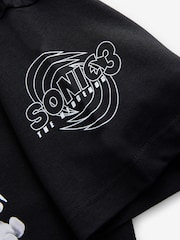 Black Sonic The Hedgehog 3 Official Movie Graphic 100% Cotton T-Shirt (7-14yrs) - Image 4 of 4