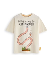 Vanilla Underground Cream Unisex Kids Gruffalo and Friends 100% Cotton T-Shirt - Image 1 of 6