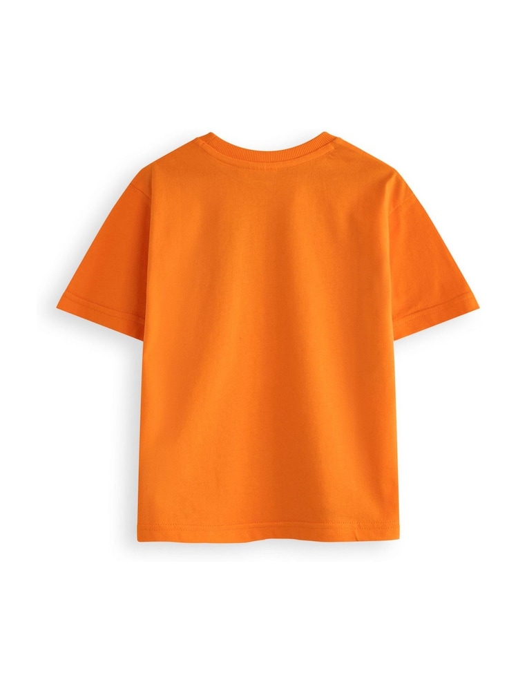 Vanilla Underground Orange Unisex Kids Gruffalo and Friends 100% Cotton T-Shirt - Image 1 of 6
