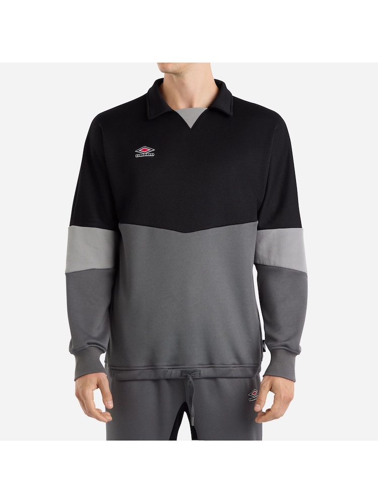 Umbro Grey Drill Top - Image 1 of 5