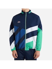 Umbro Blue Panelled Track Jacket - Image 1 of 4