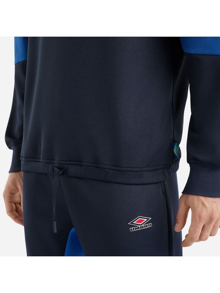 Umbro Blue Drill Top - Image 4 of 4