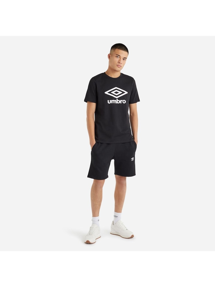 Umbro Black Fleece Shorts - Image 3 of 4