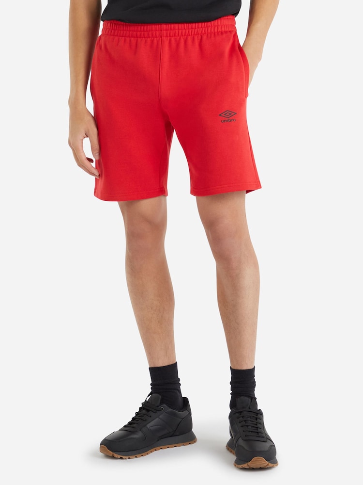 Umbro Red Fleece Short - Image 1 of 4 Umbro Red Fleece Short - Image 1 of 4