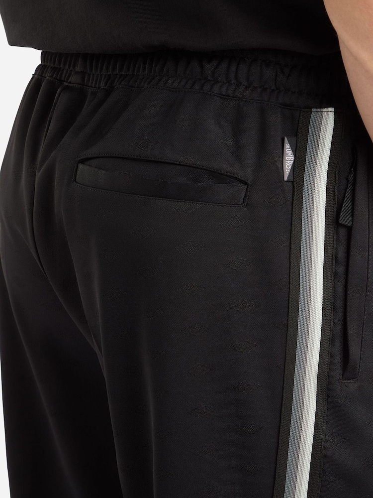 Umbro Black Monogram Track Joggers - Image 4 of 4